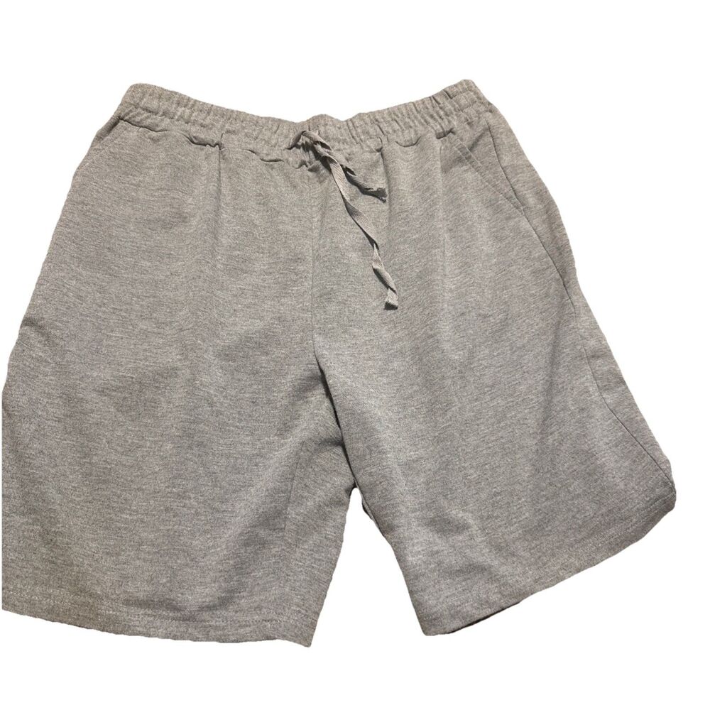 Dibaolo men gray drawstring sweat shorts xL